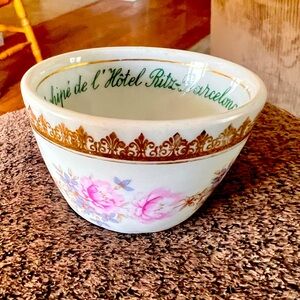 Vintage tiny pinch bowl from The Ritz-Barcelona